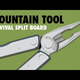 Survivalist's Snowboard Transforms Into Skis, a Shovel, and a Saw